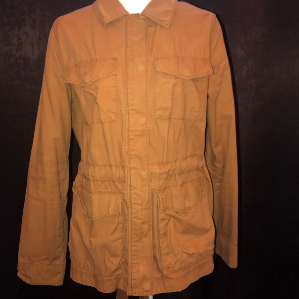 Cognac Colored Cargo Javket